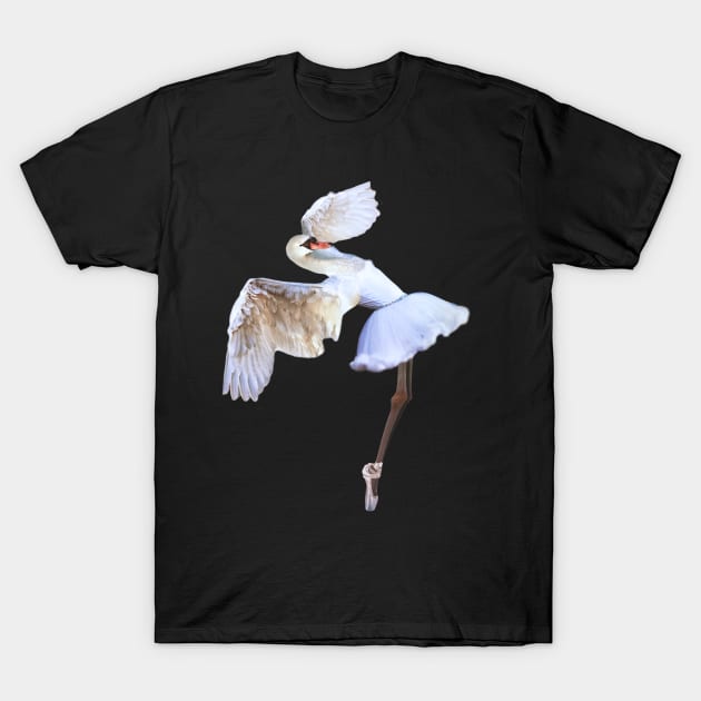 White Swan T-Shirt by MaxencePierrard